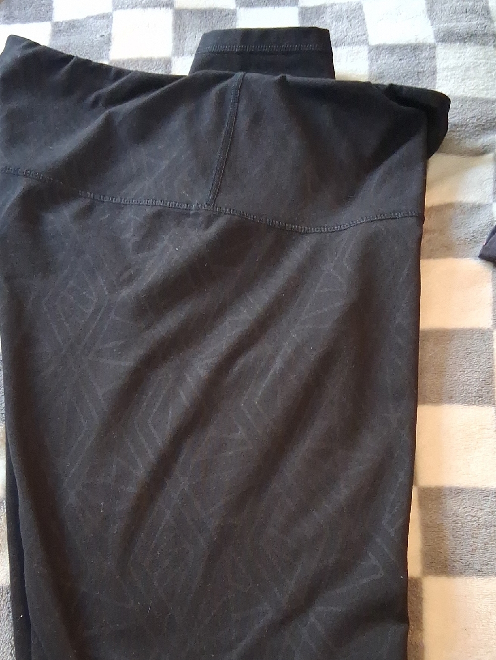 Old Navy Black Geometric-Print Leggings